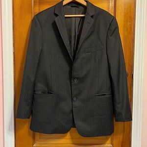 Brooks Brothers 1818 Regent Dark Grey Wool Two Button Suit Jacket 42